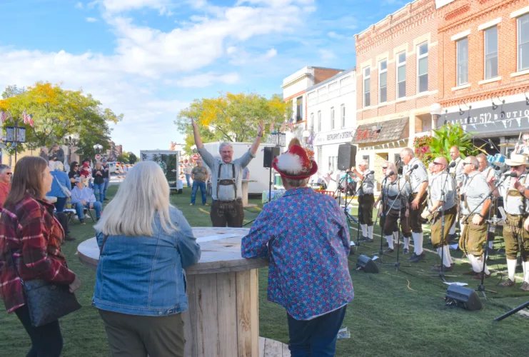 Rolling out the green carpet for Oktoberfest